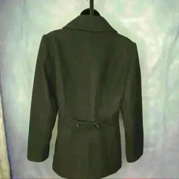 Jason Kole Black Wool Peacoat - Picture 4 of 9